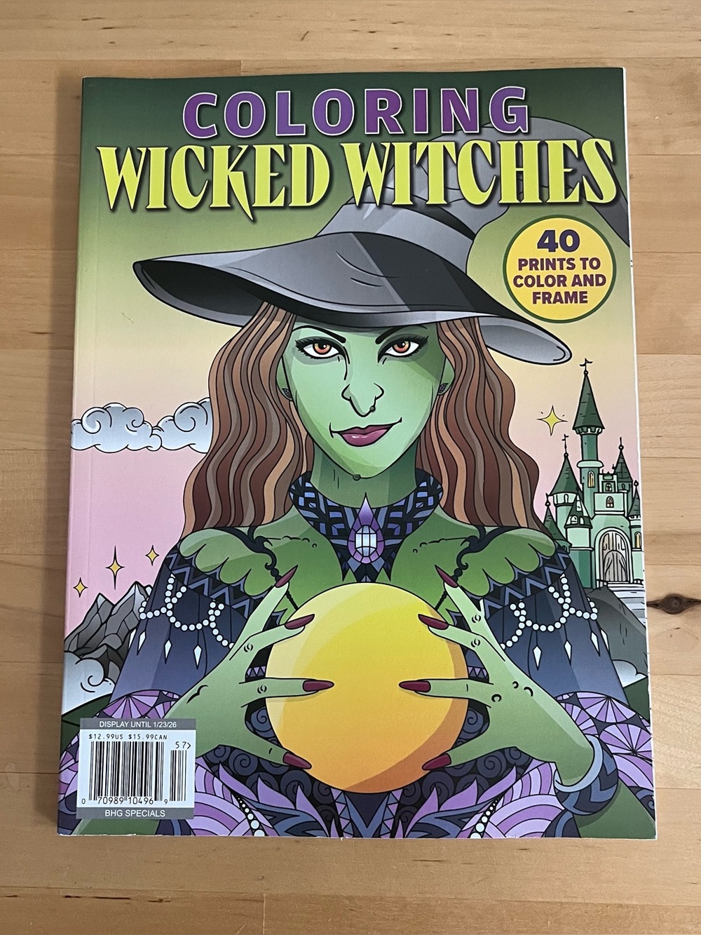 Coloring Wicked Witches 2025 Adult Coloring Book 40 Designs Halloween Witchy